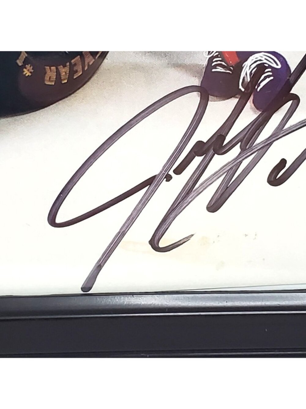Jeff Gordon #24 DuPont Chevy Lumina ROOKIE YEAR 1994 Autographed Framed Picture - Picture 4 of 8